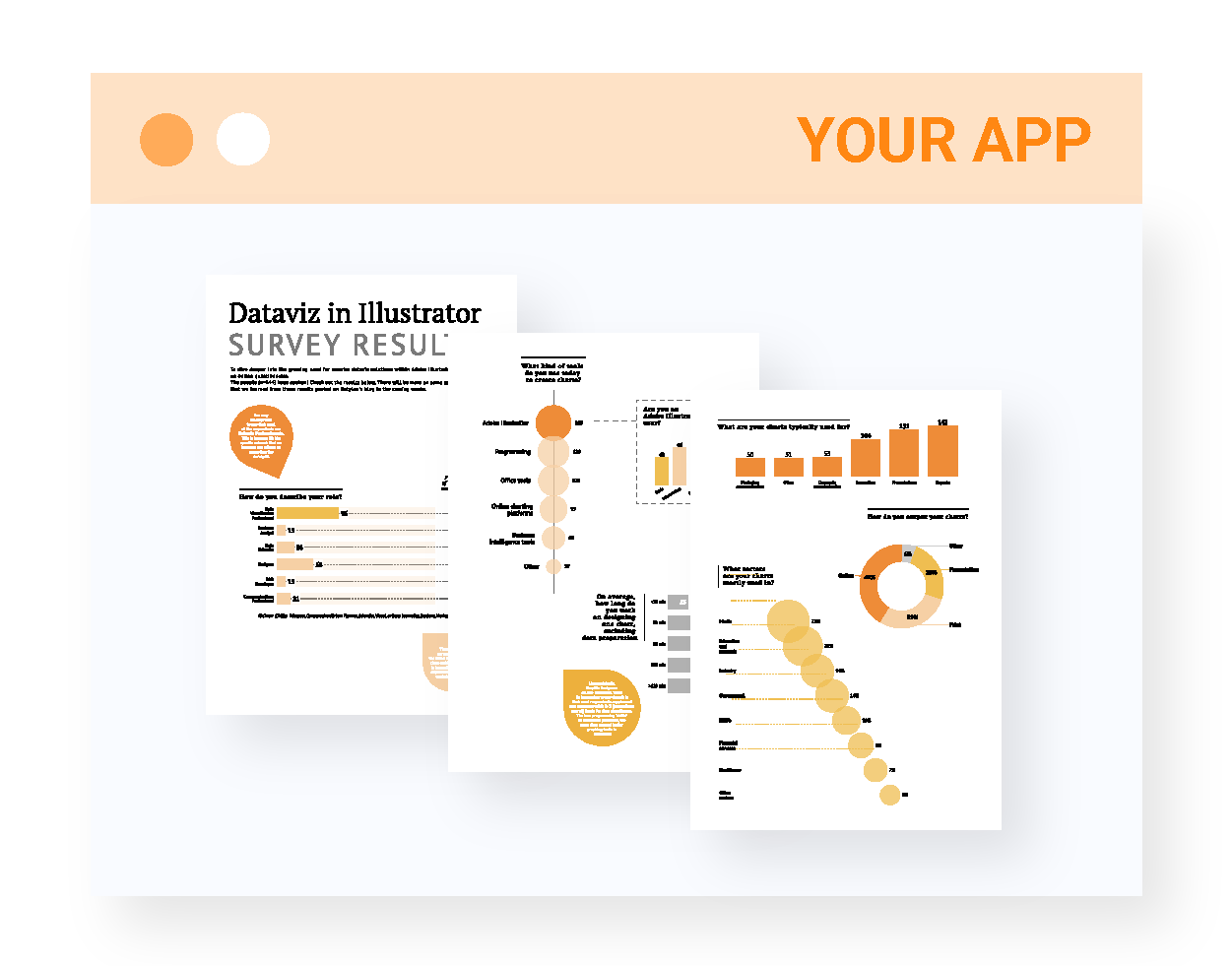 An example of a embedded multi-page report designed with Datylon, to support this paragraph.