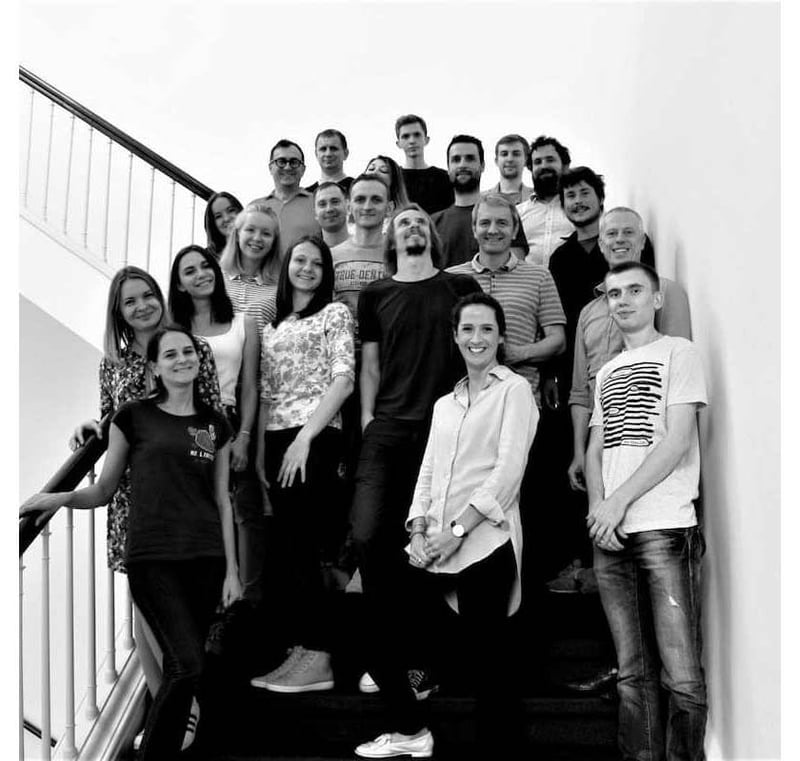 The Datylon team, with two working locations in western and eastern Europe.