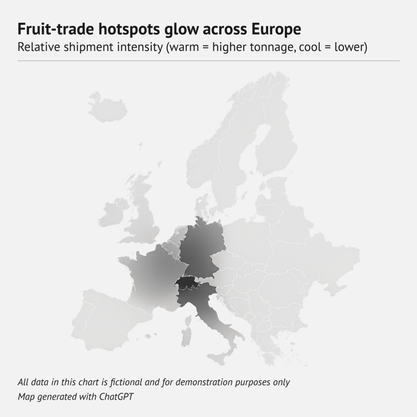 80 types of charts examples – Geographic heatmap