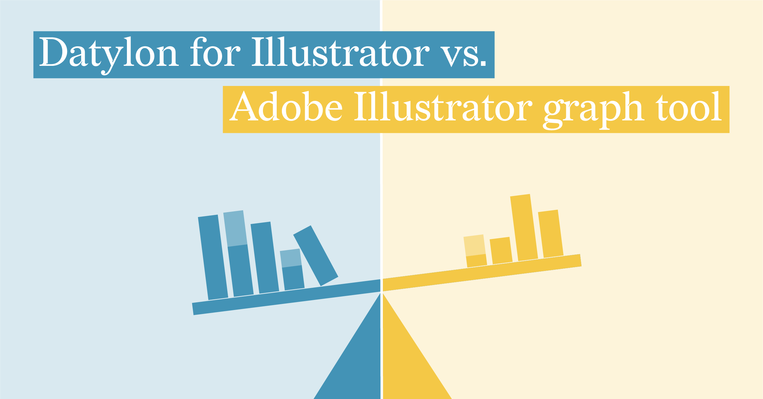 Datylon for Illustrator versus Adobe Illustrator's built-in graph tool: comparison