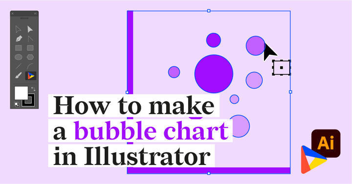 Charts in Illustrator | Adobe Illustrator graph tool | How to make a bubble chart / bubble graph in Adobe Illustrator with chart maker plugin Datylon for Illustrator - Charts & Graphs tutorial