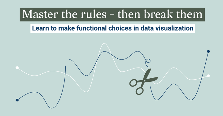 Master the rules - then break them. Learn to make functional choices in data visualization | Blog | Datylon