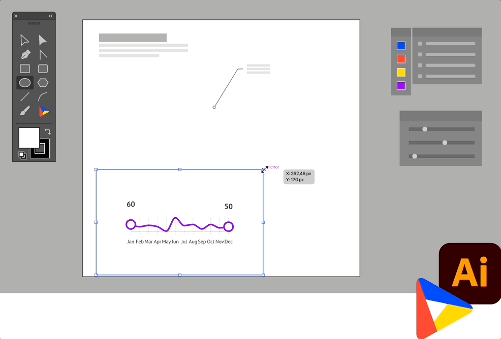 With Datylon for Illustrator, you get full freedom of chart design. It's a chart maker plug-in for Adobe Illustrator with extraordinary features that will help you make the most captivating chart design! Hey, did anyone say fully resizable charts?