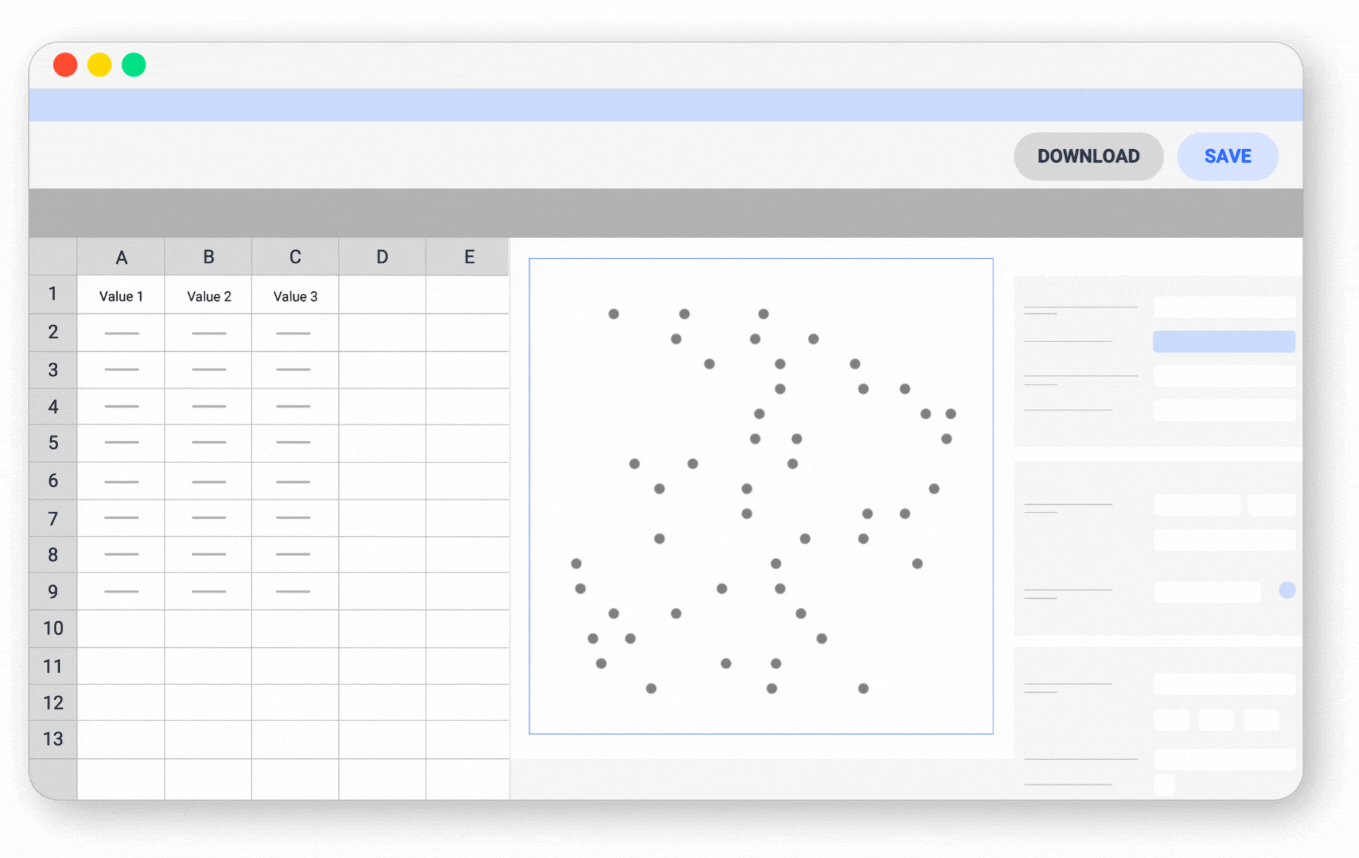 Free online dot plot maker - Create and share your own dot plot - no coding skills needed!