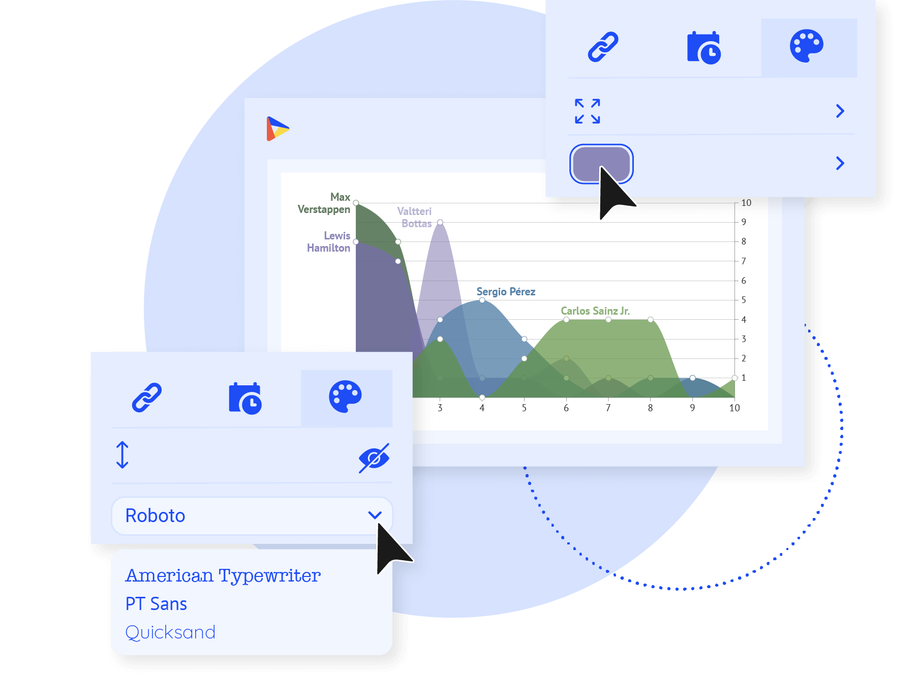 Make charts beautiful again - Stand out from the crowd! Boost your dataviz power with a set of unrivaled chart design features. Use Datylon to supercharge your data visualization projects and truly impress your audience.