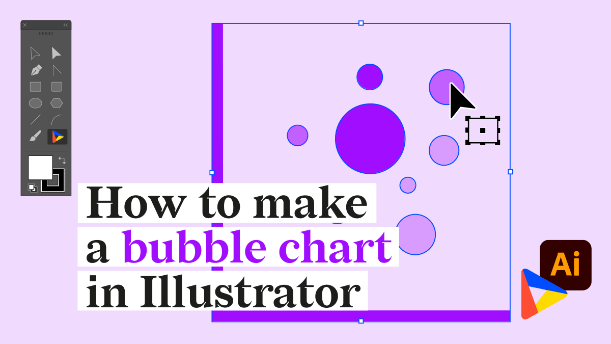 How to create a fully customizable bubble chart design in Adobe Illustrator with our chart maker plug-in Datylon for Illustrator