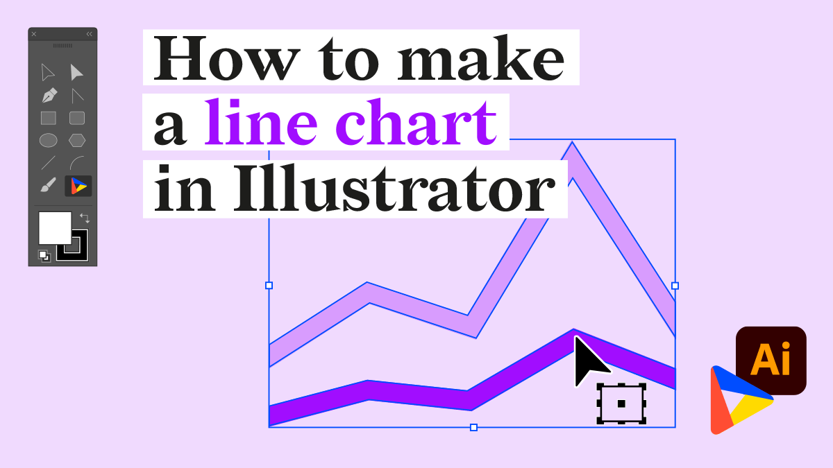 How to create a fully customizable line graph design in Adobe Illustrator with our chart maker plug-in Datylon for Illustrator