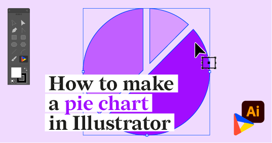 How to make a pie chart in Adobe Illustrator