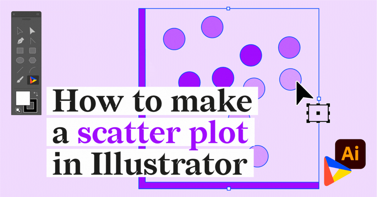 How to create a fully customizable scatterplot design in Adobe Illustrator with our chart maker plug-in Datylon for Illustrator