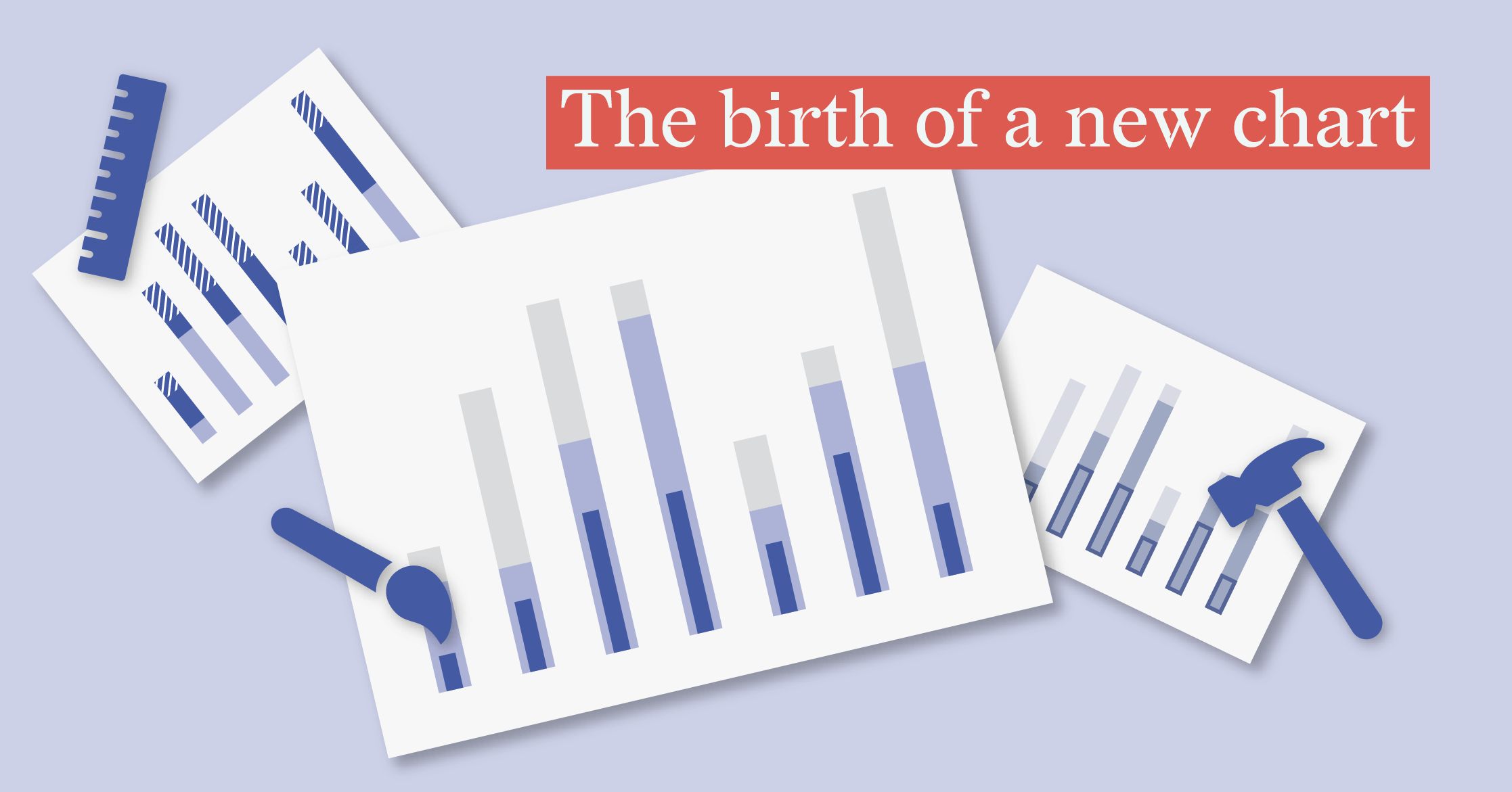 The birth of a new chart: Piano Chart or Nailpolish Chart - designed with Datylon for Illustrator chart maker plug-in