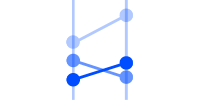 Datylon | Slope chart | Compare two data points. Or show 