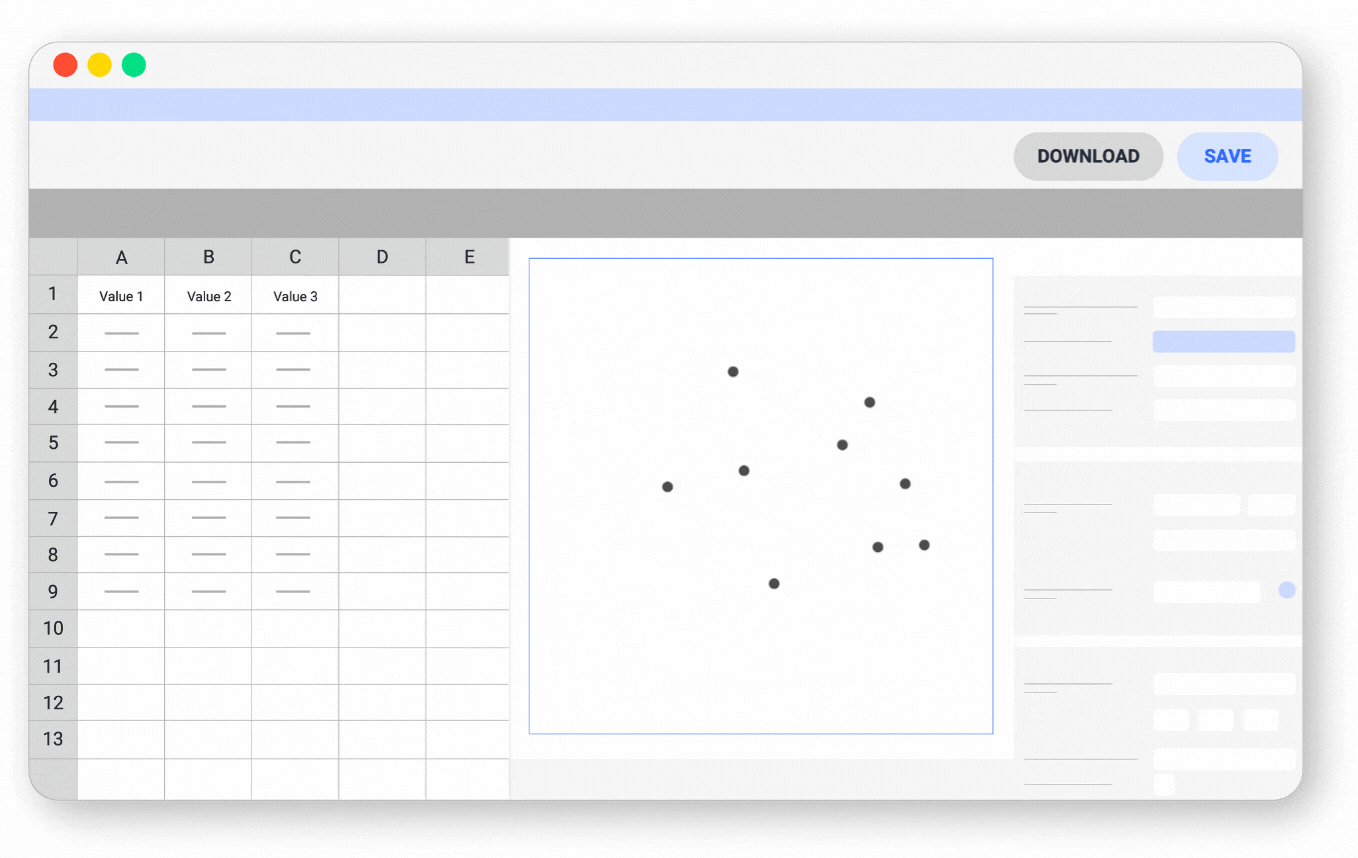 Free online bubble chart maker - Create and share your own bubble chart (bubble graph) - no coding skills needed!